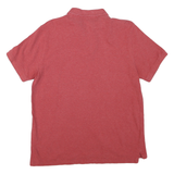 POLO RALPH LAUREN Mens Red Polo Shirt Short Sleeve Plain XL Classic Cotton