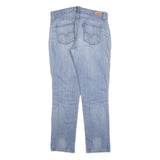 LEVI'S 552 Womens Jeans Blue Regular Straight Denim Light W30 L30 Classic Zip