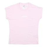 ADIDAS Womens Pink T-Shirt M Short Sleeve Crew Neck Cotton Blend Casual