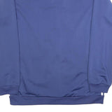 ADIDAS Mens Blue Real Madrid Track Jacket L Polyester Sportswear Zip Plain