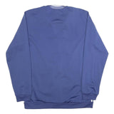 ADIDAS Mens Blue Real Madrid Track Jacket L Polyester Sportswear Zip Plain