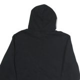 PUMA Mens Black Embossed Logo Pullover Hoodie L Cotton Casual Sportswear