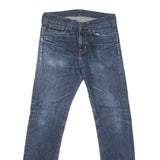 CARHARTT Mens Regular Fit Blue Denim Jeans W32 L31 Zip Pockets Casual Workwear