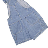 ST JOHNS BAY Womens Blue Denim Dungarees Loose Cotton Blend M W32 L4 Casual