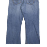 LEVI'S 512 Bootcut Mens Jeans Blue Cotton Blend Regular W34 L24 Button Closure