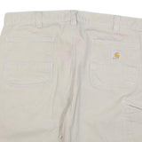 CARHARTT Mens Shorts Beige Casual Plain 3XL W38 Relaxed Fit Pocketed
