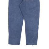 CARHARTT Mens Jeans Blue Relaxed Straight Denim Medium W34 L29 Workwear Button