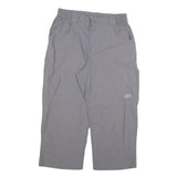 MAMMUT Mens Grey Polyester Blend Relaxed Straight Trousers W28 L22 Outdoor