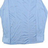 LIBERO Mens Blue Shirt S Button Down Collar Long Sleeve Polyester Formal