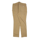 DULUTH Womens Cotton Blend Beige Slim Cargo Trousers W34 L32 Utility Style
