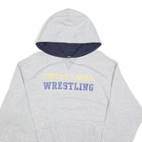 CHAMPION Mens Grey Terra Linda Wrestling Pullover Hoodie M Cotton Blend