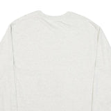 CHAMPION Mens White Purdue Graphic Long Sleeve Crew Neck T-Shirt M Cotton Blend