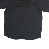 WRANGLER Mens Black Cotton Short Sleeve Shirt L Button Pocket Casual Summer