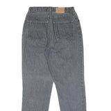 LEVI'S Womens Jeans Grey Regular Straight Denim W26 L30 Classic Cotton Button