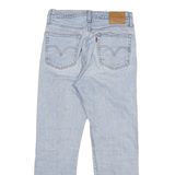 LEVIS Womens Premium Wedgie Regular Fit Straight Denim Light Blue & Light W25