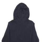 TOMMY HILFIGER Womens Navy Hoodie M Cotton Pullover Logo Est 1985