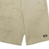 DICKIES Mens Shorts Beige Casual Relaxed Fit M W32 Workwear Utility Cotton Blend