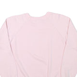 HANES Womens Pink Pullover Crew Neck M Cute Bear Graphic Sweatshirt