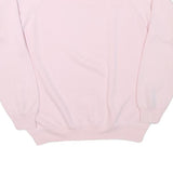 HANES Womens Pink Pullover Crew Neck M Cute Bear Graphic Sweatshirt