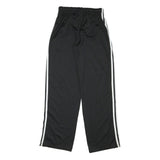 ADIDAS Mens Joggers Black & White Classic Tapered L W26 L30 Sportswear