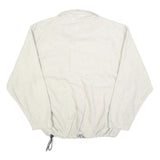 GREAT NORTH WEST Mens Cream Plain Polyester Blend Pullover Jumper 2XL Casual