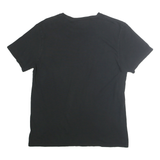 LEVI'S Mens Black T-Shirt L Short Sleeve Crew Neck Logo Print Cotton Casual