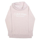 CALVIN KLEIN PERFORMANCE Womens Pink Crew Neck S Cotton Blend Sweatshirt