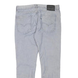 LEVI'S Mens Jeans Blue Slim Skinny Denim Light W34 L28 Zip Cotton Blend