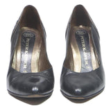 PETER KAISER Womens Elegant Leather Black Brown Court Heels UK 3.5 Stylish