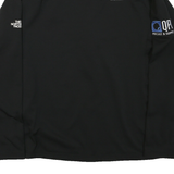 THE NORTH FACE Mens Black Zip Track Jacket 2XL Polyester Blend Logo Sleeve