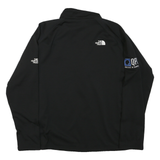 THE NORTH FACE Mens Black Zip Track Jacket 2XL Polyester Blend Logo Sleeve