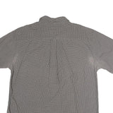 TOMMY HILFIGER Mens Black & White Check Shirt XL Short Sleeve Cotton Casual