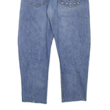 LEVI'S Mens Blue Relaxed Straight Denim Light W31 L25 Studded Pocket Jeans