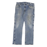DICKIES Mens Regular Fit Blue Denim Jeans W36 L32 Workwear Zip Closure