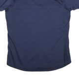 CARHARTT Mens Blue Work Shirt L Automotive Logo Button Pockets Durable
