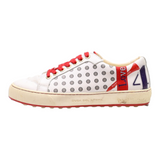 DUCA DEL COBA Sneaker Trainers White Leather Womens UK 3