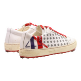 DUCA DEL COBA Sneaker Trainers White Leather Womens UK 3