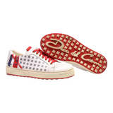 DUCA DEL COBA Sneaker Trainers White Leather Womens UK 3