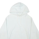 CHAMPION Mens White Pullover Hoodie S Cotton Blend Casual Sportswear