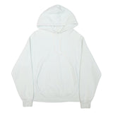 CHAMPION Mens White Pullover Hoodie S Cotton Blend Casual Sportswear