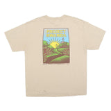 HANES Mens Beige Project Rwanda Graphic T-Shirt L Short Sleeve Crew Neck