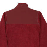BERGHAUS Womens Red Jacket M Polyester Blend Fleece Outdoor Zip Up Casual