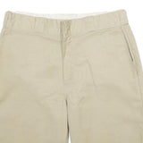 DICKIES Mens Shorts Beige Casual Regular M W33 Lightweight Polyester Blend