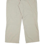 KILLTEC Mens Relaxed Beige Polyester Blend Zip Trousers W34 L28 Outdoor Casual