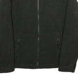 THE NORTH FACE Womens Black Jacket M Polyester Zip Plain Casual Outdoor Warm