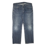 LEVI'S Mens Regular Blue Denim Straight Jeans W38 L29 Classic Cotton Blend Zip