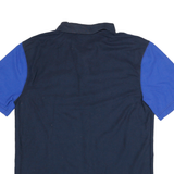 CARHARTT Mens Blue & Navy United Short Sleeve Polo Shirt M Cotton Blend Workwear