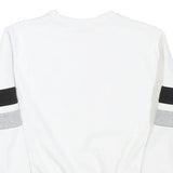 FILA Mens White & Black Sweatshirt Crew Neck XS Cotton Blend Casual Pullover