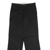 DICKIES Mens Black Regular Fit Straight Trousers W32 L32 Workwear Cargo