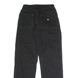 DICKIES Mens Black Regular Jeans Denim W26 L29 Workwear Button Closure
